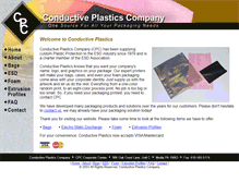 Tablet Screenshot of conductiveplastics.com